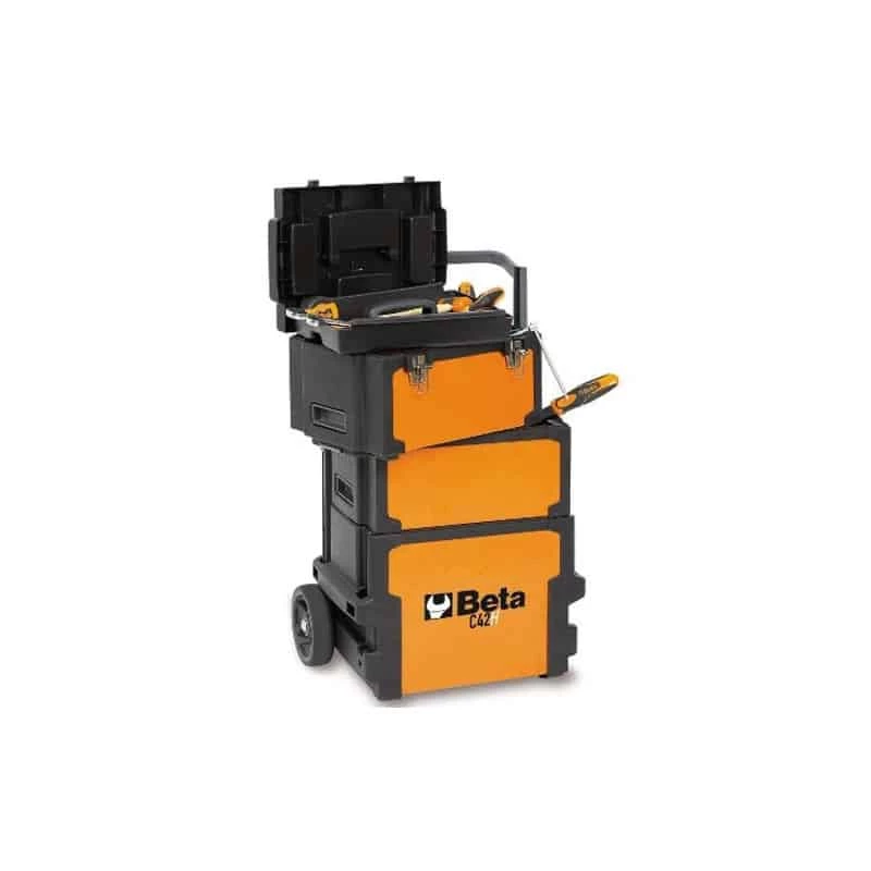 Rangement, Coffret, Holster & Sacoche BETA Chariot 3 Modules Superposable - C42H - 042000002 2 Rangement, Coffret, Holster & Sacoche BETA Chariot 3 Modules Superposable - C42H - 042000002 – Image 2