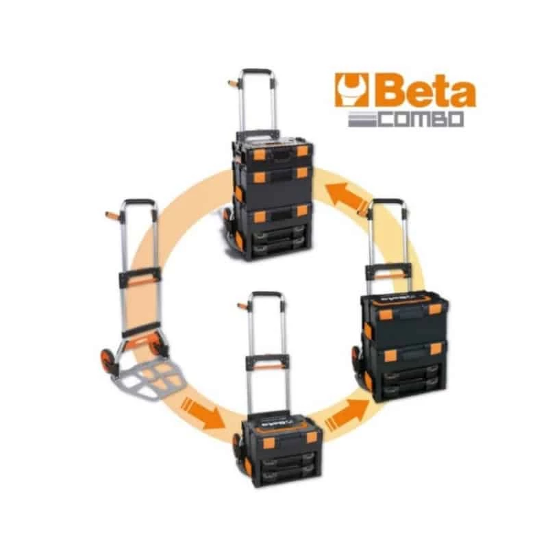 Piètement & Chariot BETA Chariot Pliable COMBO Aluminium C99P - 099000101 5 Piètement & Chariot BETA Chariot Pliable COMBO Aluminium C99P - 099000101 – Image 5