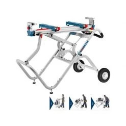 Piètement & Chariot BOSCH Piètement Roulant Pour Scie Onglet Radiale ...GTA2500W - 0601B12100
