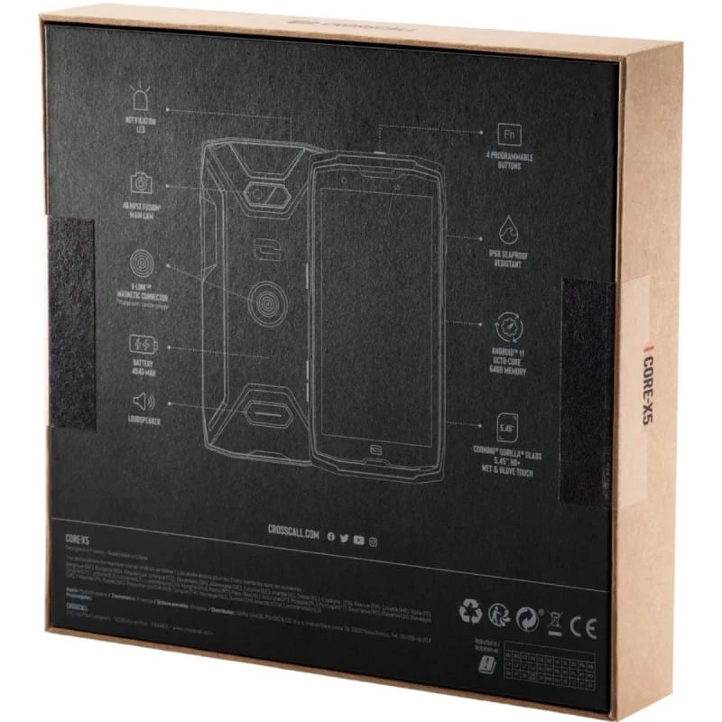 Téléphones De Chantier & Accessoires CROSSCALL Smartphone CORE X5 Pack Pro + 6 Accessoires - 1401049901921 5 Téléphones De Chantier & Accessoires CROSSCALL Smartphone CORE X5 Pack Pro + 6 Accessoires - 1401049901921 – Image 5