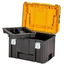 Rangement, Coffret, Holster & Sacoche DEWALT Coffret TSTAK IP54 Avec Organiseur Supérieur - DWST83343-1 -Atelier Chantier Soldes dewalt coffret tstak ip54 avec organiseur superieur dwst83343 1 2