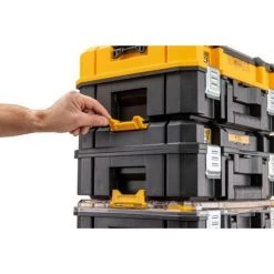 Rangement, Coffret, Holster & Sacoche DEWALT Coffret TSTAK IP54 Avec Organiseur Supérieur - DWST83344-1 11 Rangement, Coffret, Holster & Sacoche DEWALT Coffret TSTAK IP54 Avec Organiseur Supérieur - DWST83344-1 -Atelier Chantier Soldes dewalt coffret tstak ip54 avec organiseur superieur dwst83344 1 5