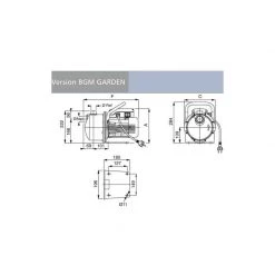 LOWARA Xylem Pompe De Surface Centrifuge LOWARA Pompe Autoamorçante Pour Eau Claire 0,90 KW - BGM9 Garden 6 LOWARA Xylem Pompe De Surface Centrifuge LOWARA Pompe Autoamorçante Pour Eau Claire 0,90 KW - BGM9 Garden -Atelier Chantier Soldes lowara pompe autoamorcante pour eau claire 090 kw bgm9 garden 2