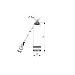 LOWARA Xylem Pompe De Puits LOWARA Pompe De Puit 5" Pour Eau Claire - 0,75 KW - 5,2 A - SC207C -Atelier Chantier Soldes lowara pompe de puit 5 pour eau claire 075 kw 52 a sc207c 3