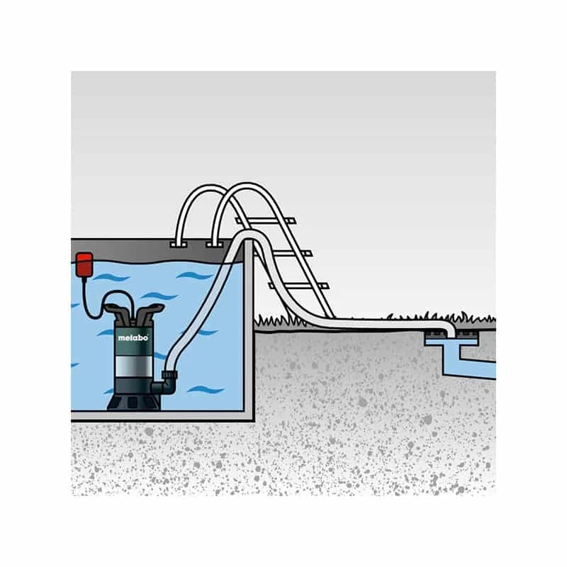 Pompe De Relevage Eaux Usées METABO Pompe Immergée Eaux Usées 1100W PS18000SN Set - 690626000 4 Pompe De Relevage Eaux Usées METABO Pompe Immergée Eaux Usées 1100W PS18000SN Set - 690626000 – Image 4