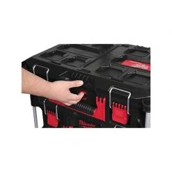 Rangement, Coffret, Holster & Sacoche MILWAUKEE Coffret De Transport 40L PACKOUT Taille 2 - 4932464080 -Atelier Chantier Soldes milwaukee coffret de transport 40l packout taille 2 4932464080 2