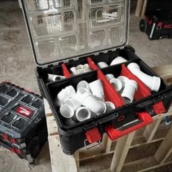 Rangement, Coffret, Holster & Sacoche MILWAUKEE Organisateur Profond Packout - 4932478625 -Atelier Chantier Soldes milwaukee organisateur profond packout 4932478625 5