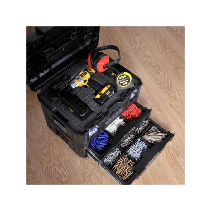 Rangement, Coffret, Holster & Sacoche STANLEY Coffret TSTAK II + Coffret TSTAK IV FatMax - FMST1-71981 3 Rangement, Coffret, Holster & Sacoche STANLEY Coffret TSTAK II + Coffret TSTAK IV FatMax - FMST1-71981 – Image 3